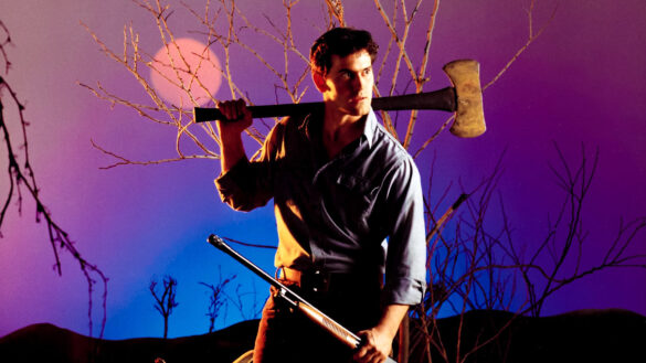 BRUCE CAMPBELL IN THE EVIL DEAD