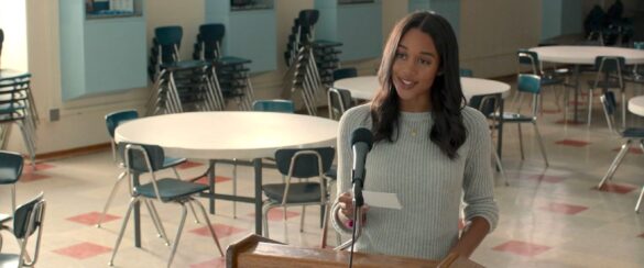 Laura Harrier in Spider-Man: Homecoming