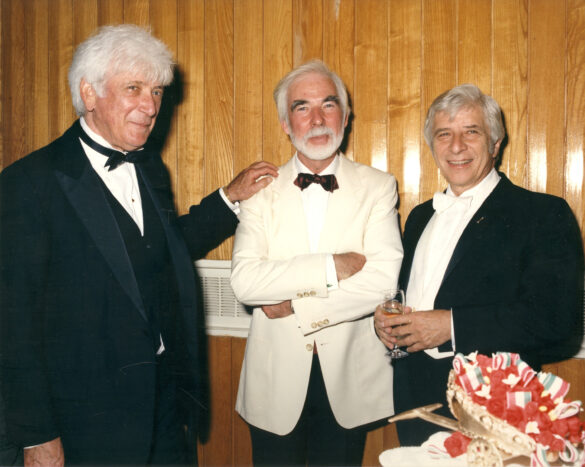 ELMER BERNSTEIN, JERRY GOLDSMITH en JOHN SCOTT (c) IMDB Pro
